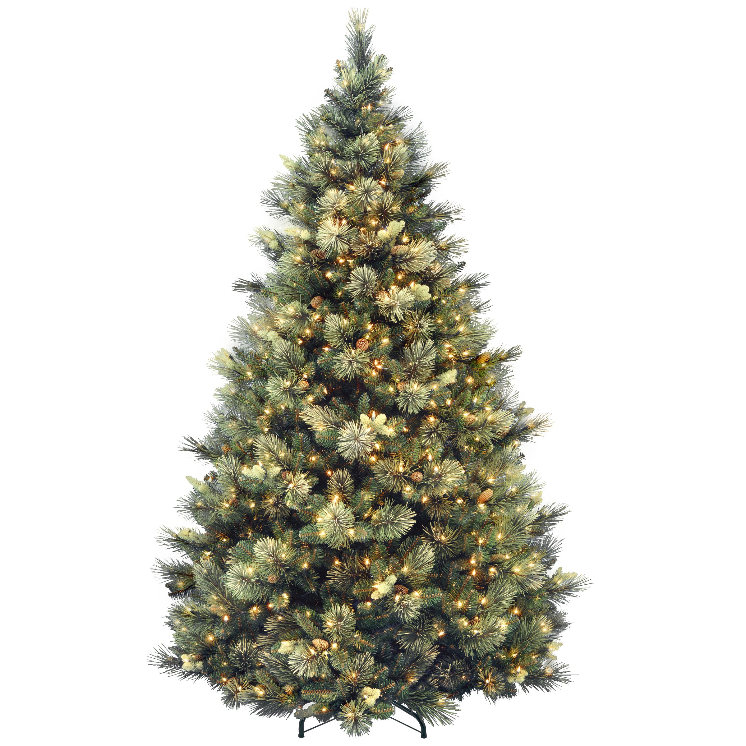 7.5 ft. Pre-Lit Carolina Pine Tree with 750 Clear Lights